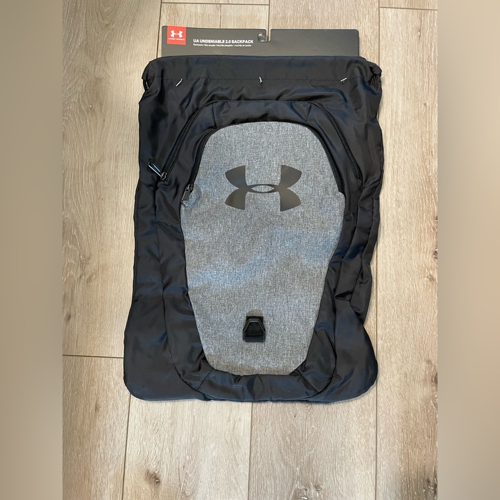 Under Armour‎ Adult Undeniable 2.0 Sackpack , Black Gray